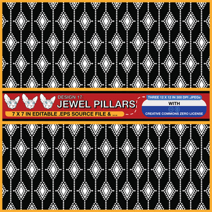 Design 17: Jewel Pillars